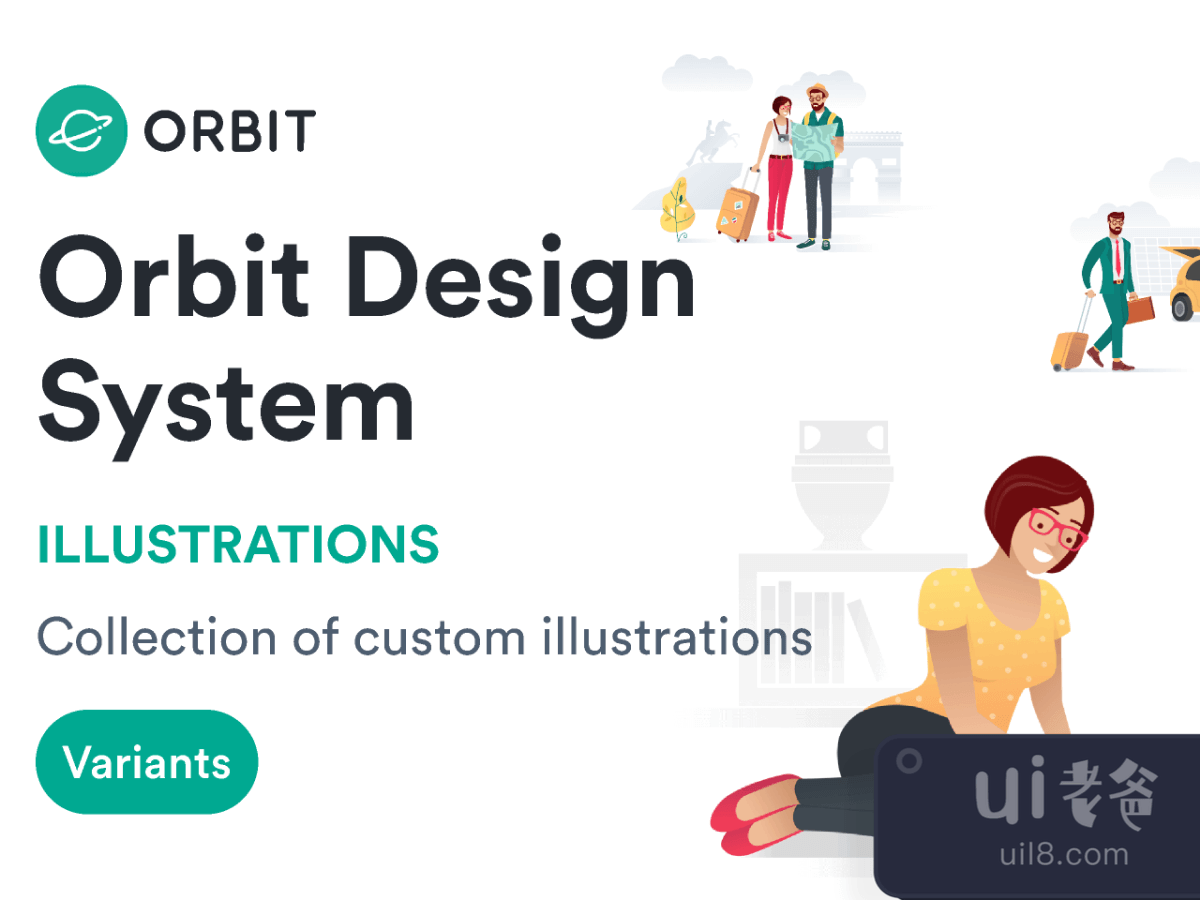 Orbit Illustrations for Figma and Adobe XD No 1