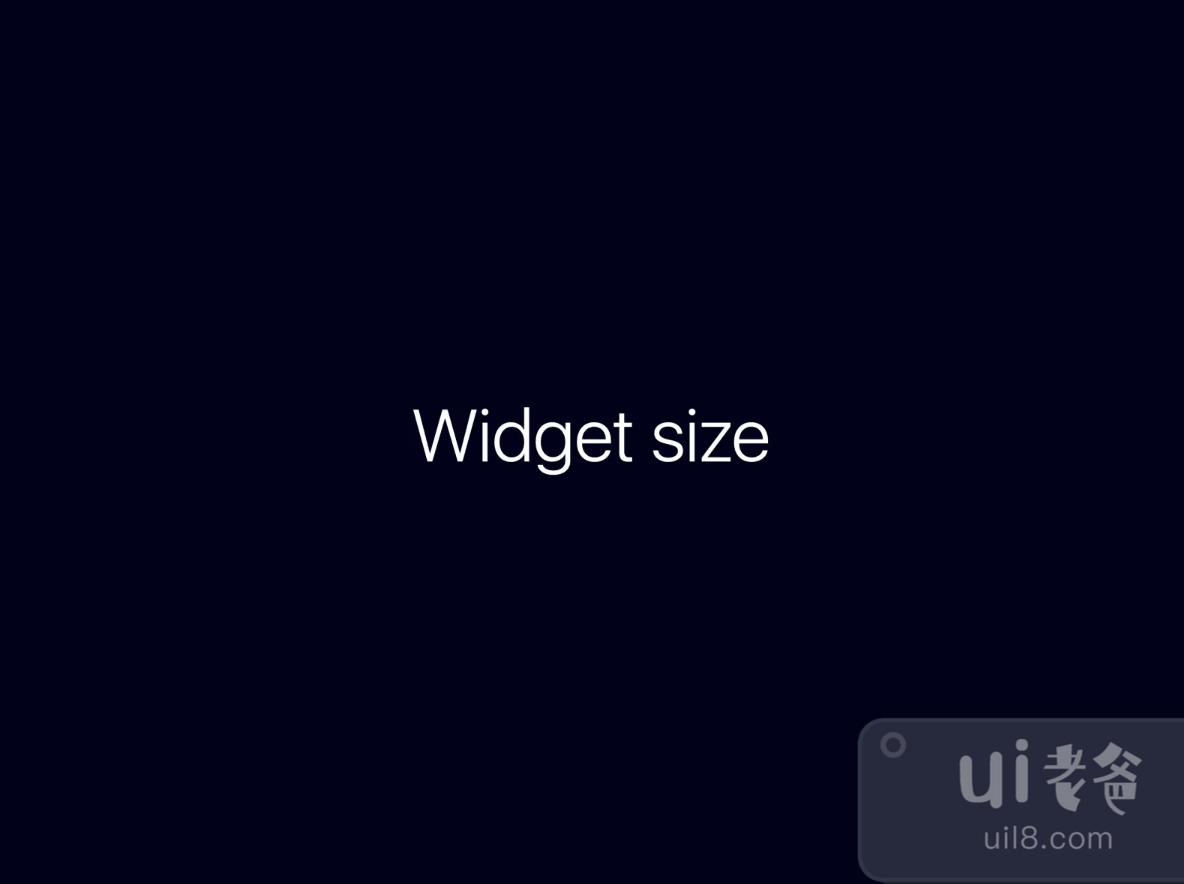 Resize iOS Widget for Figma and Adobe XD No 1