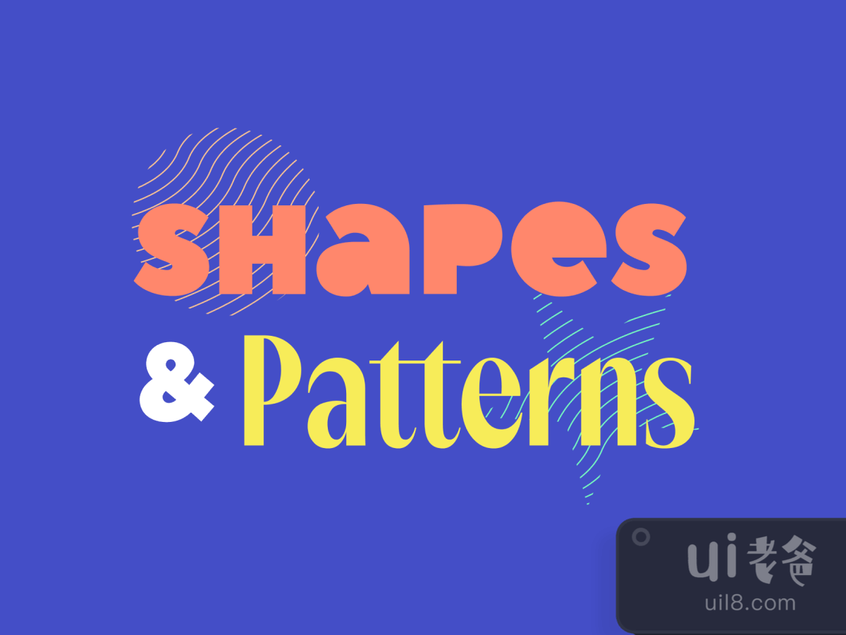 Shapes & Patterns Pack for Figma and Adobe XD No 1
