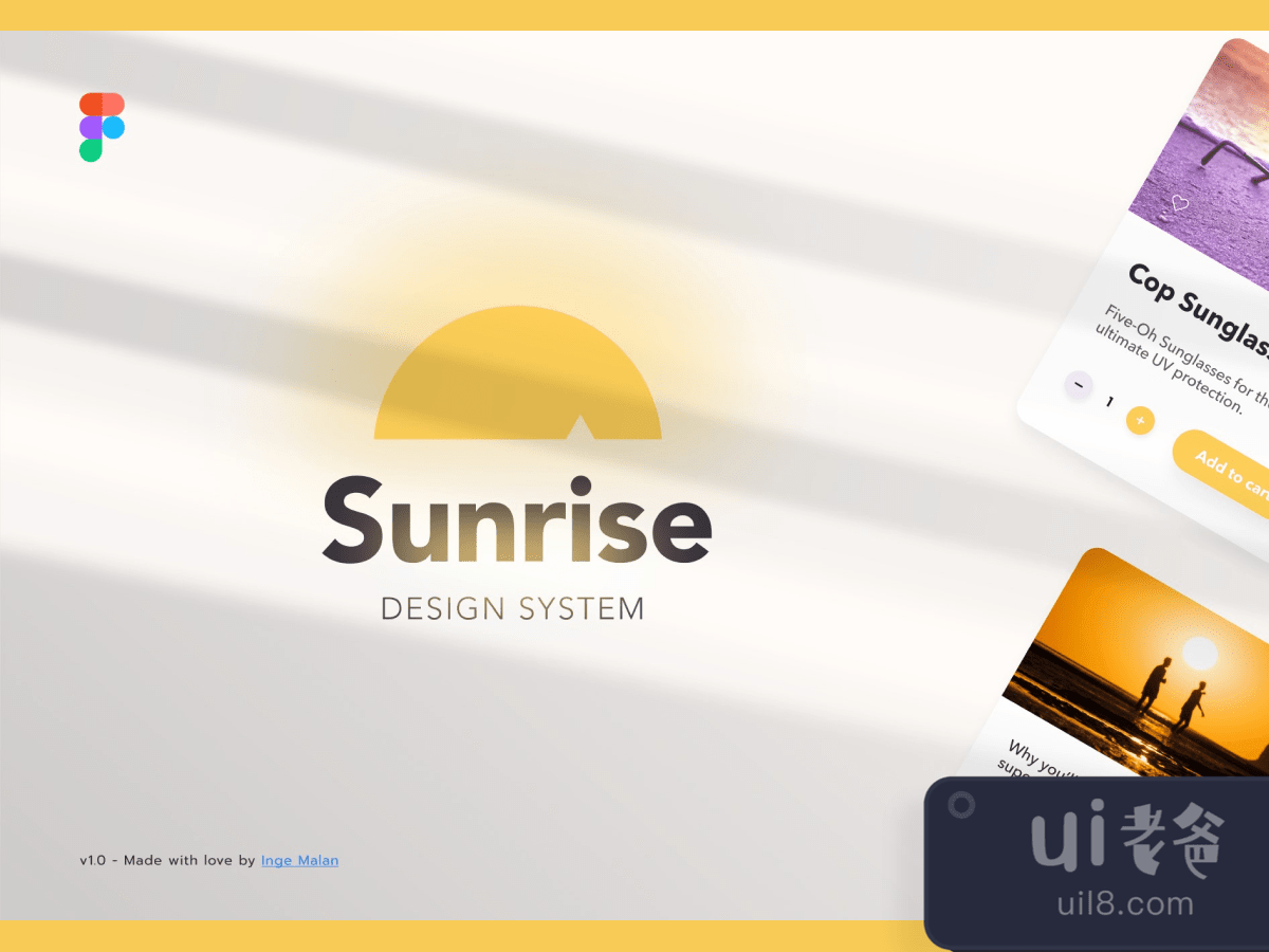 Sunrise Design System for Figma and Adobe XD No 1