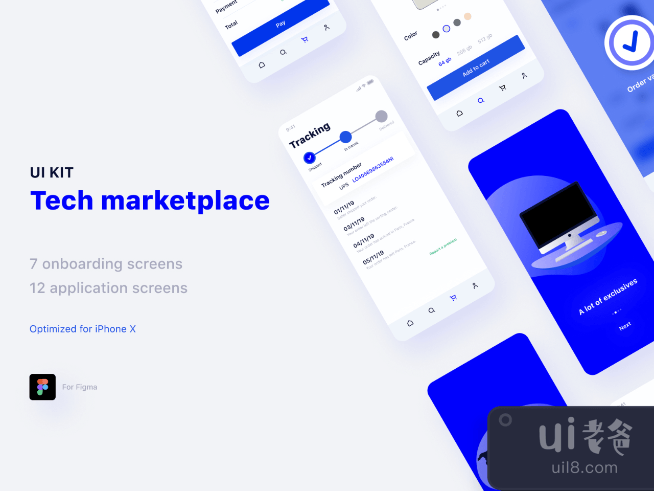Tech Marketplace UI Kit for Figma and Adobe XD No 1