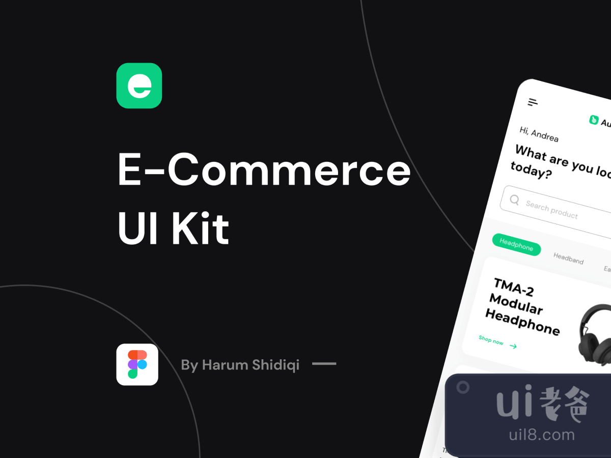 Tech Shop E-Commerce UI Kit for Figma and Adobe XD No 1