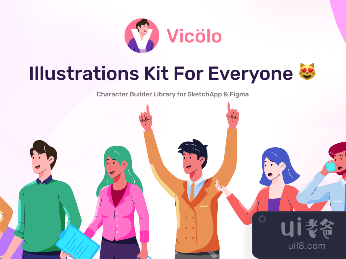 Vicolo Illustrations Kit for Figma and Adobe XD No 1
