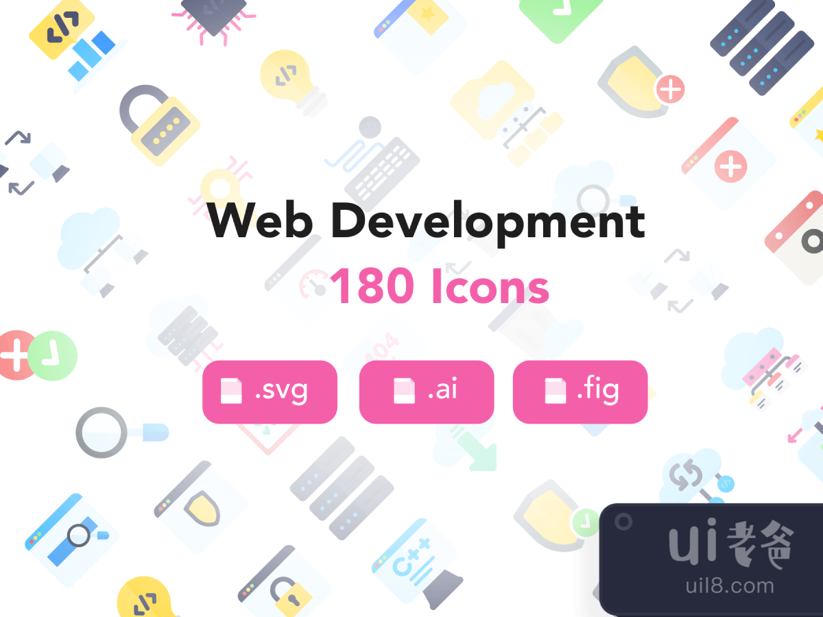 Web Development Icons for Figma and Adobe XD No 1
