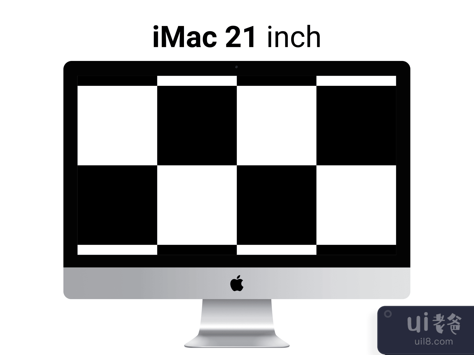 iMac 21.5 Mockup for Figma and Adobe XD No 3