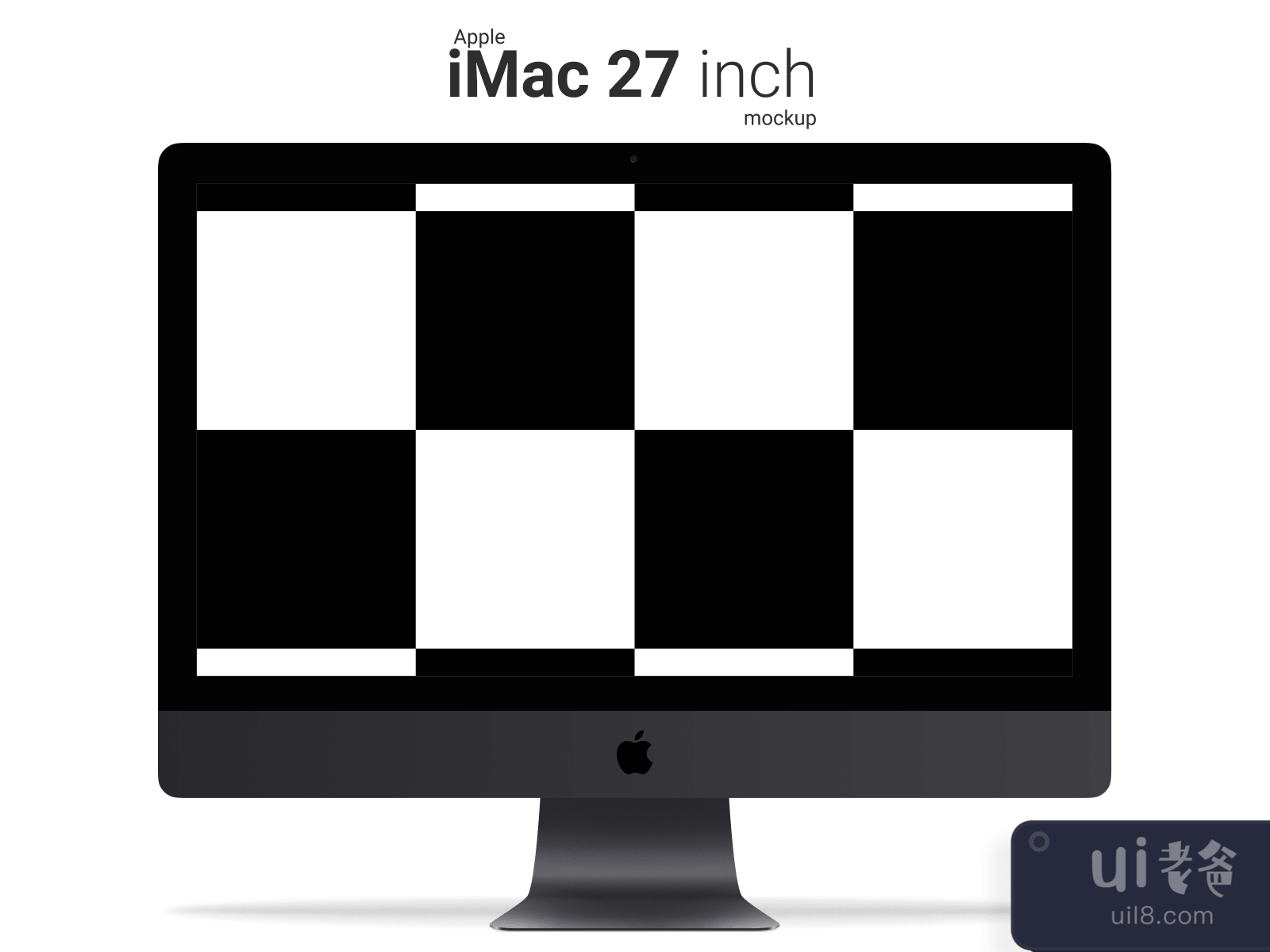 iMac 27 Mockup for Figma and Adobe XD No 2