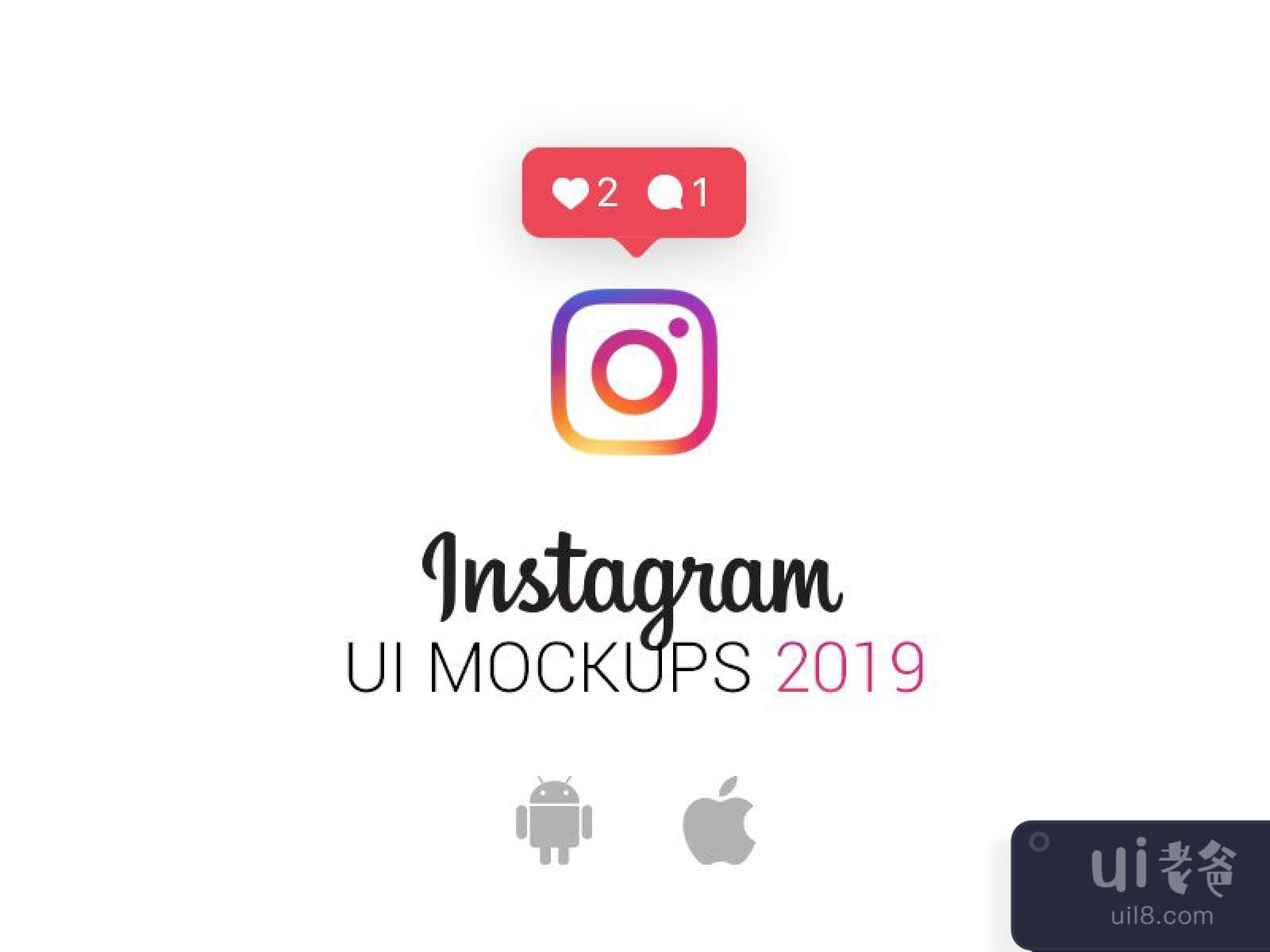 Instagram Mockups 2019 for Figma and Adobe XD No 1
