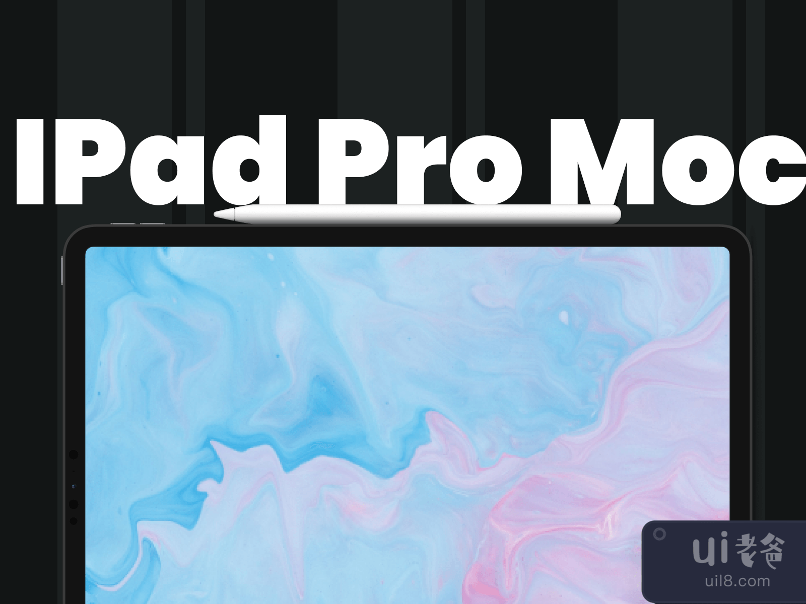 iPad Pro 12.9 Mockup for Figma and Adobe XD No 3