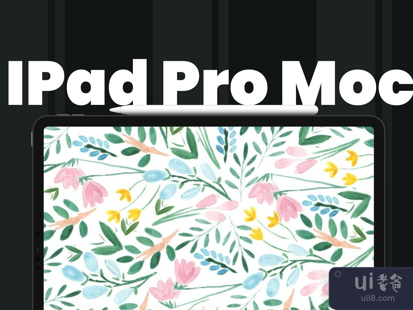 iPad Pro 12.9 Mockup for Figma and Adobe XD No 4