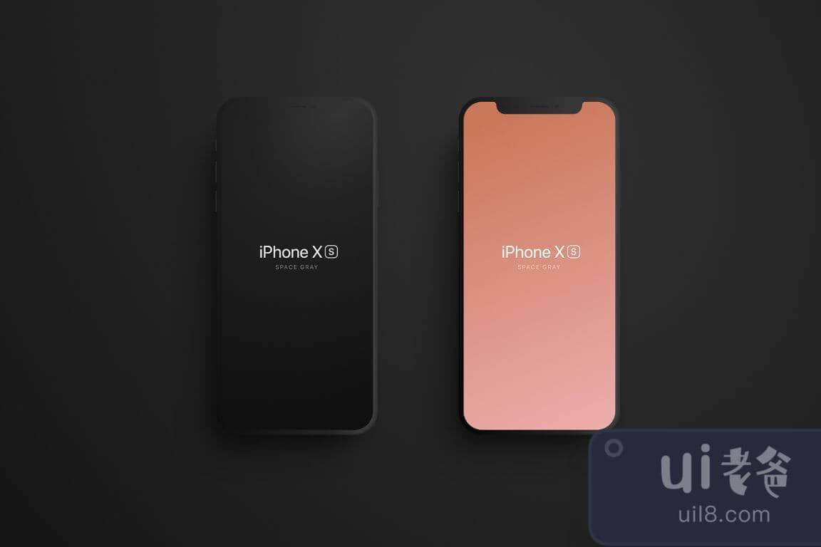 iPhone 8, X and XS Matte Mockup for Figma and Adobe XD No 1