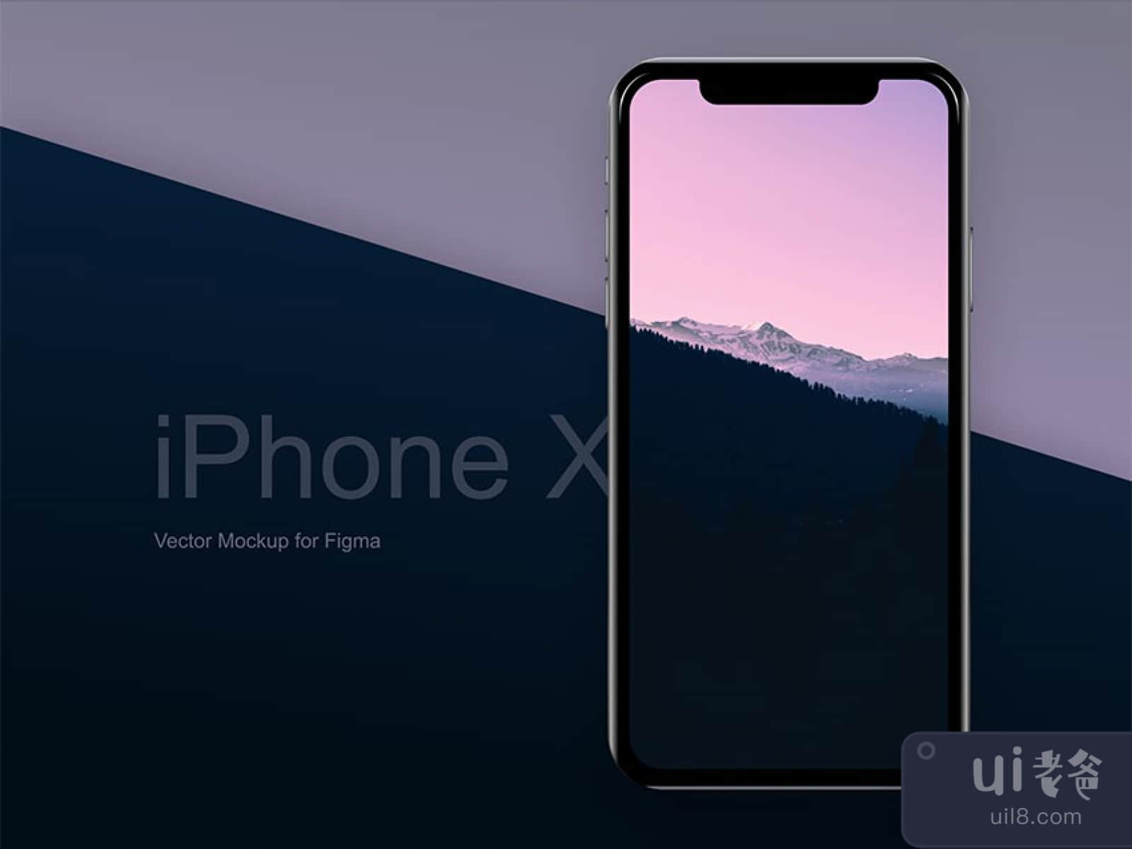 iPhone X Free Vector for Figma and Adobe XD No 1