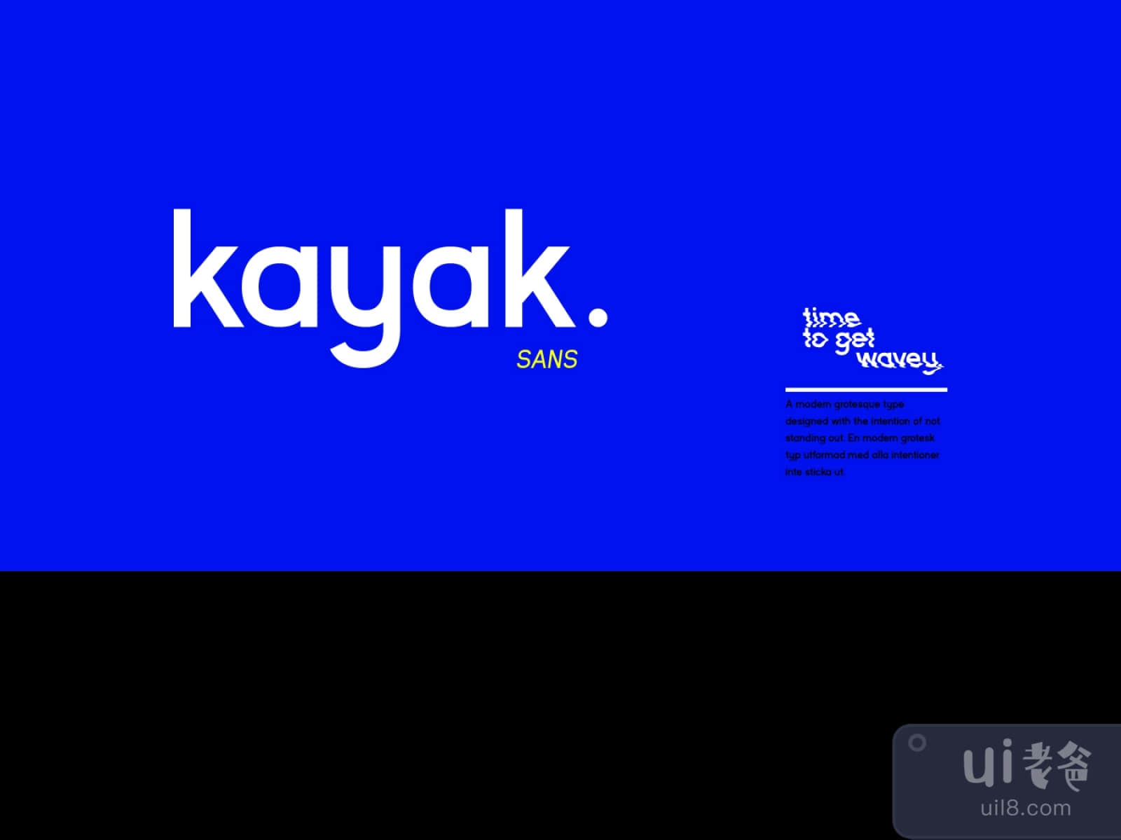 Kayak Sans Free Typeface for Figma and Adobe XD No 1