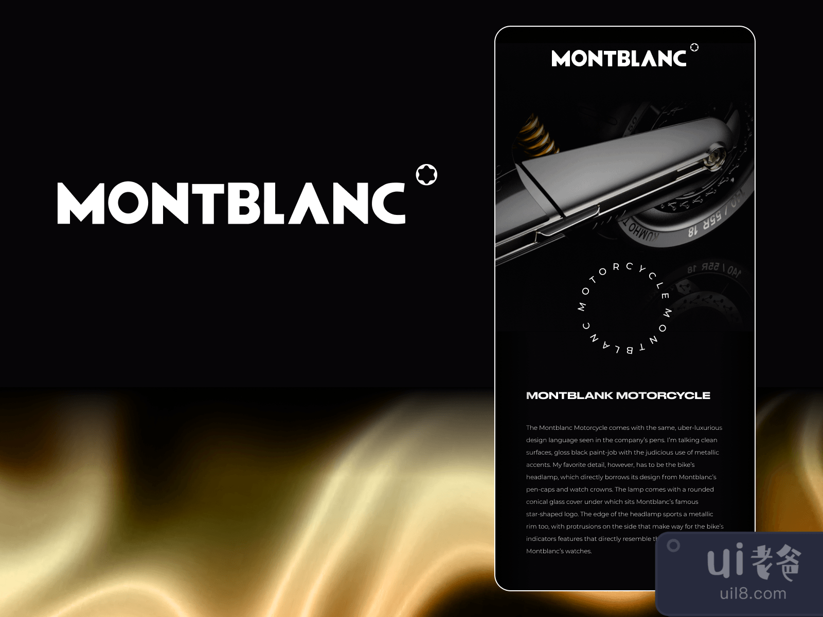 Montblanc  Motorcycle Mobile App for Figma and Adobe XD No 4