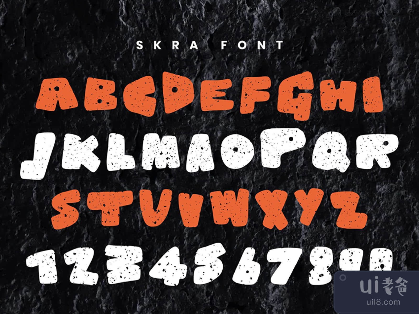 Skra  Decorative Free Font for Figma and Adobe XD No 1
