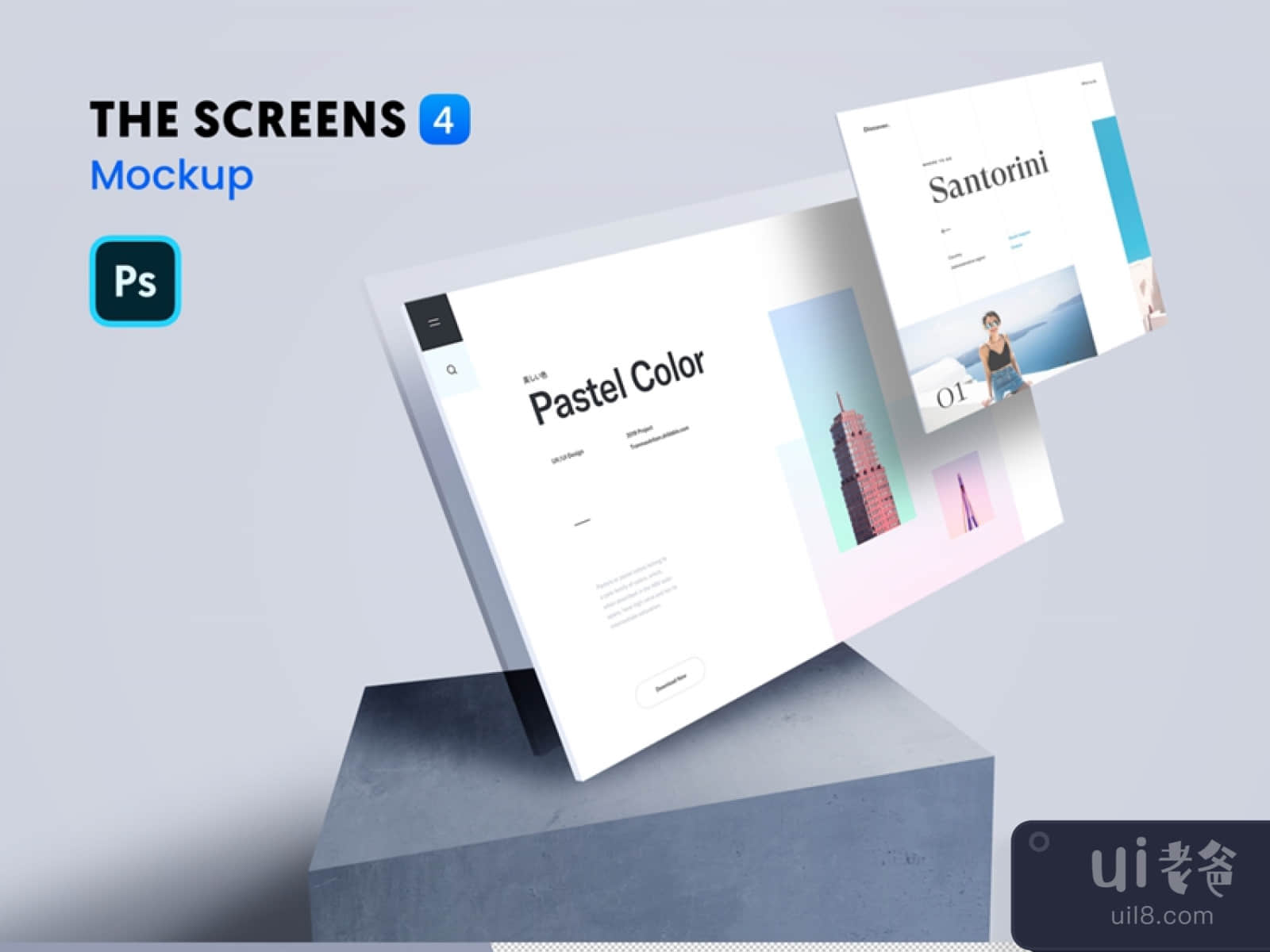The Screens 4 for Figma and Adobe XD No 1