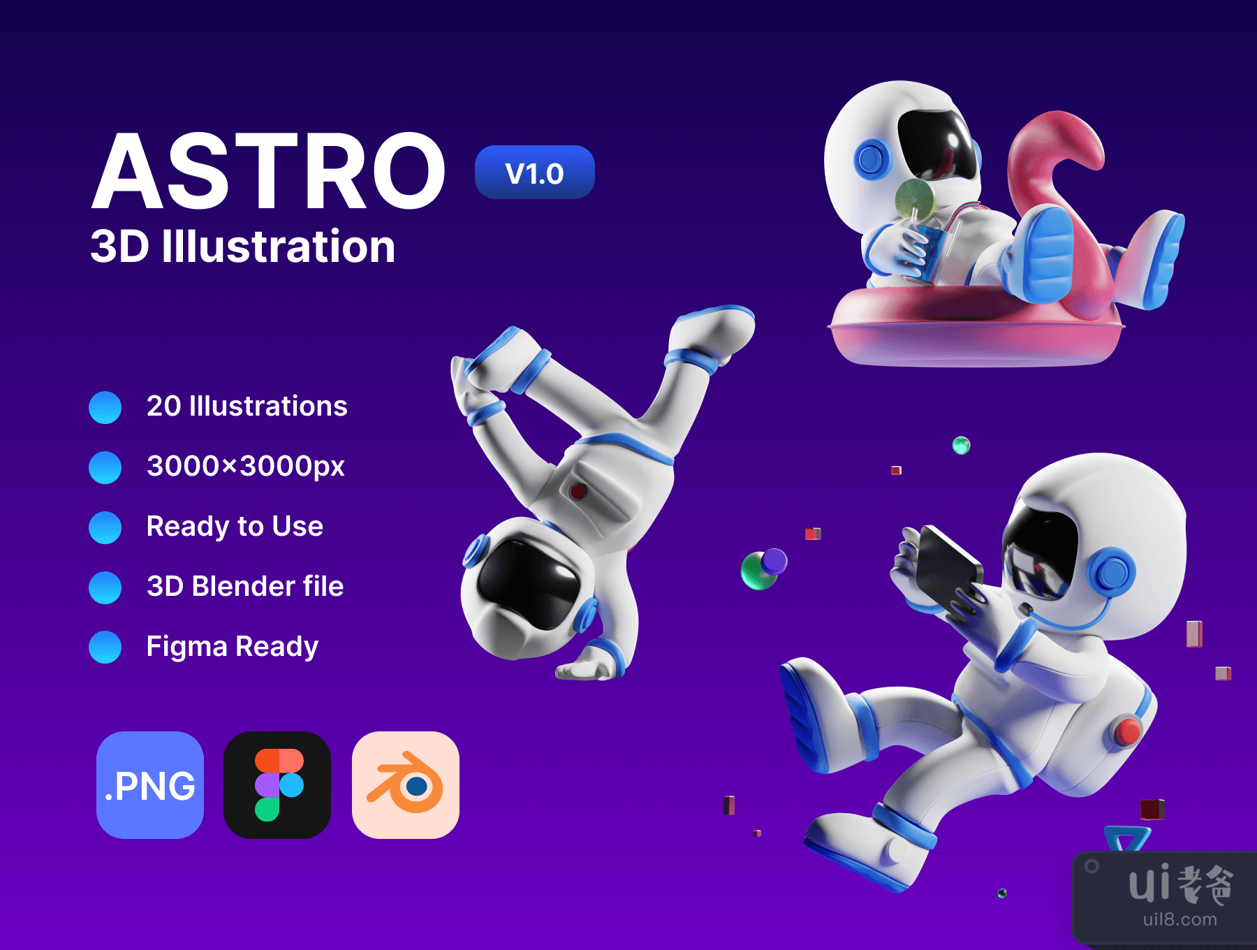 天文3D插图 (Astro 3D Illustration)插图