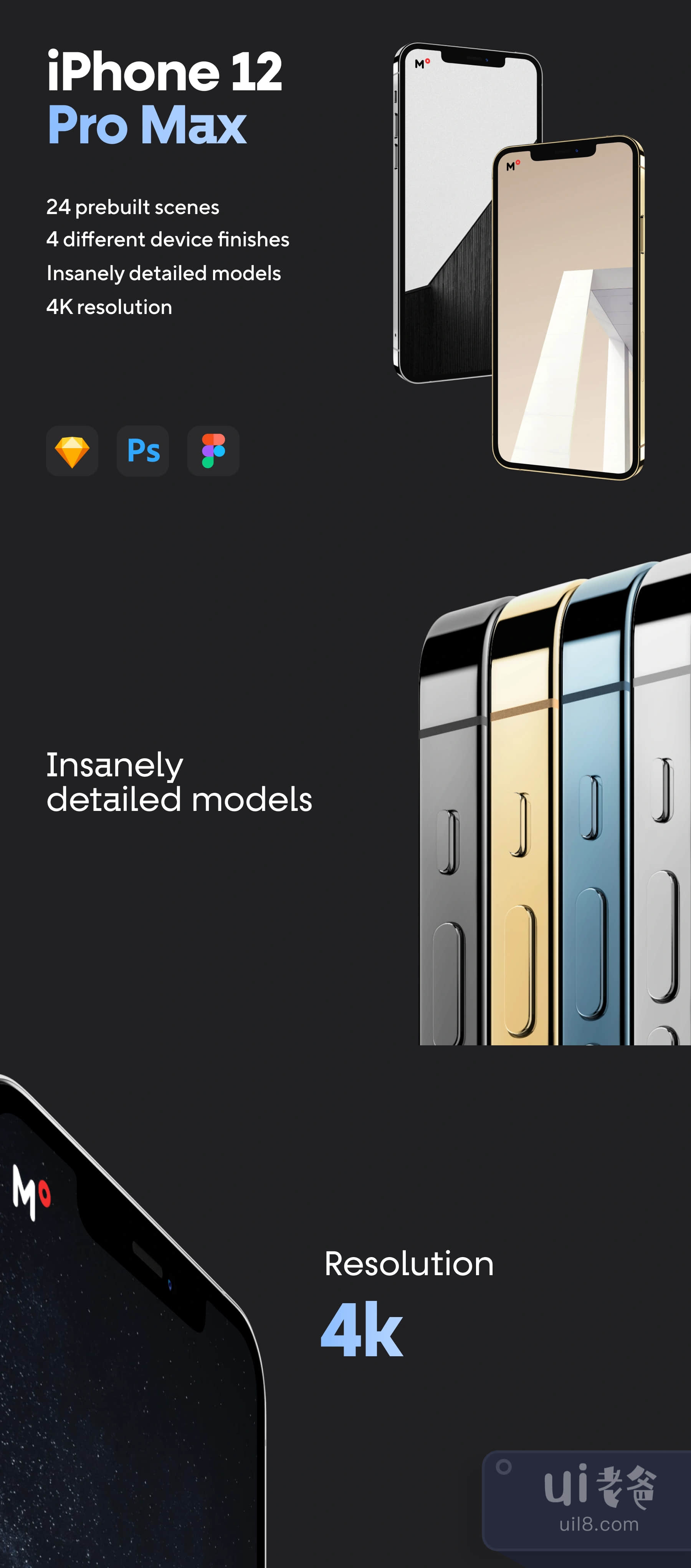 iPhone 12 Pro Max模型图插图1