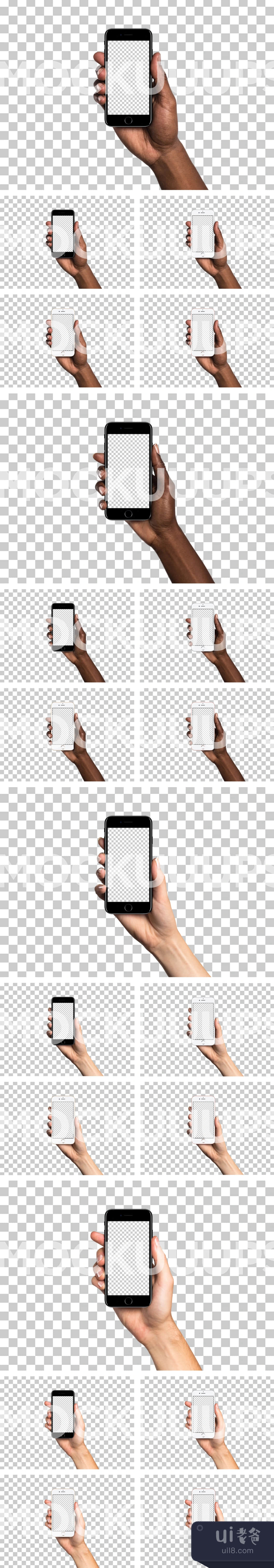 iPhone 7 多样化的手 (iPhone 7  Diverse Hands)插图