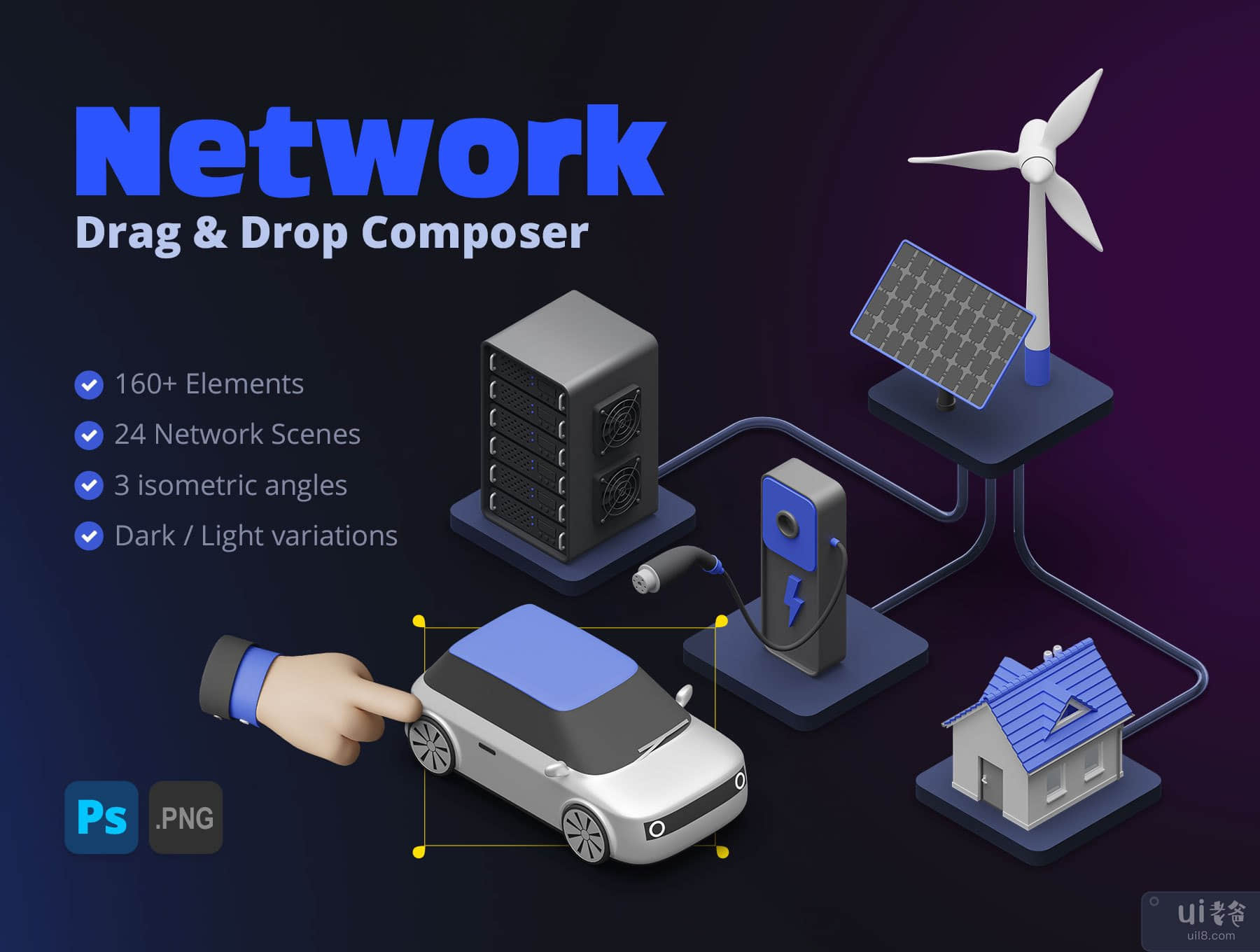 网络 - 3D 场景合成器 (Network - 3D Scene Composer)插图7