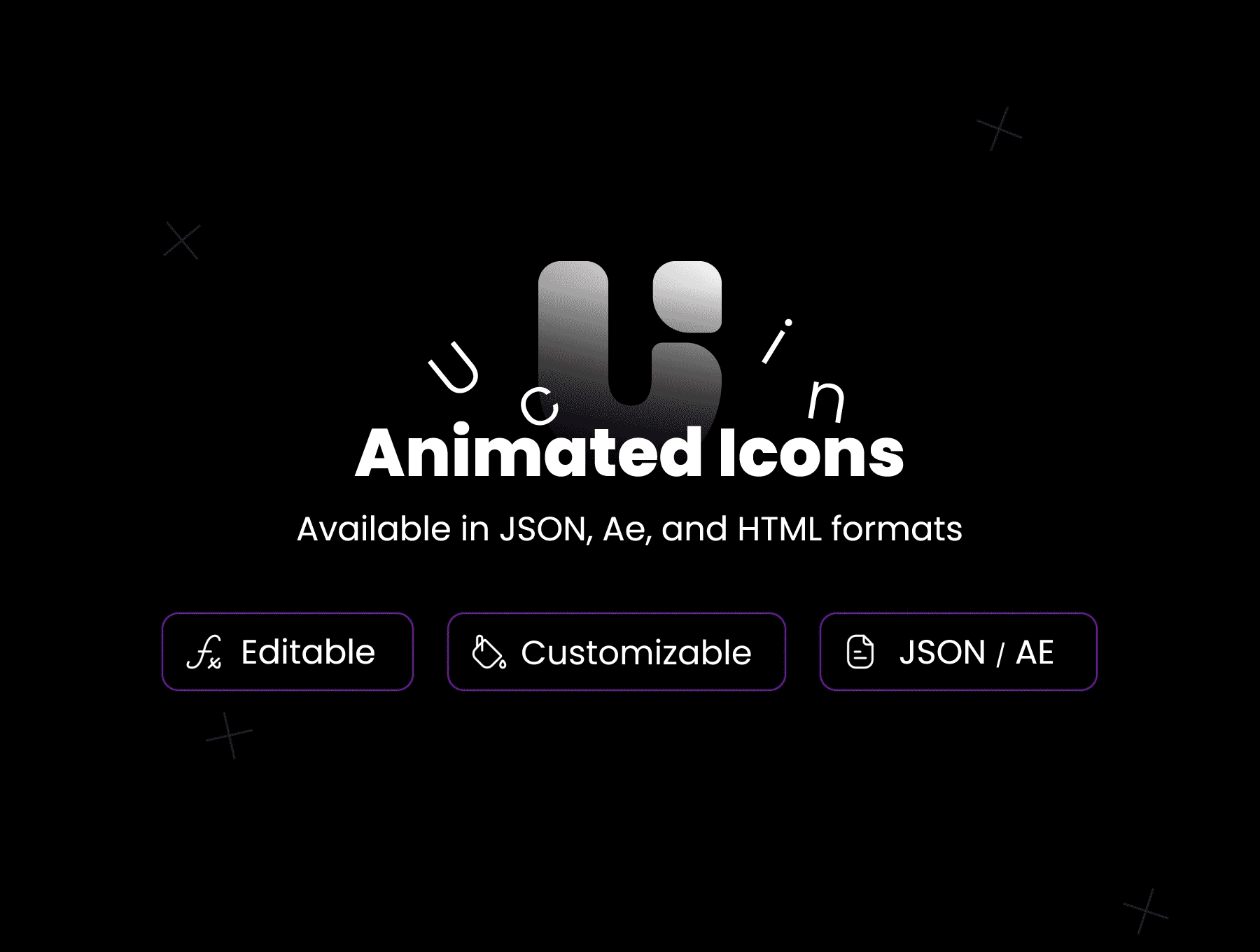Uicon V1.0 动画图标 (Uicon V1.0 Animated Icons)插图2