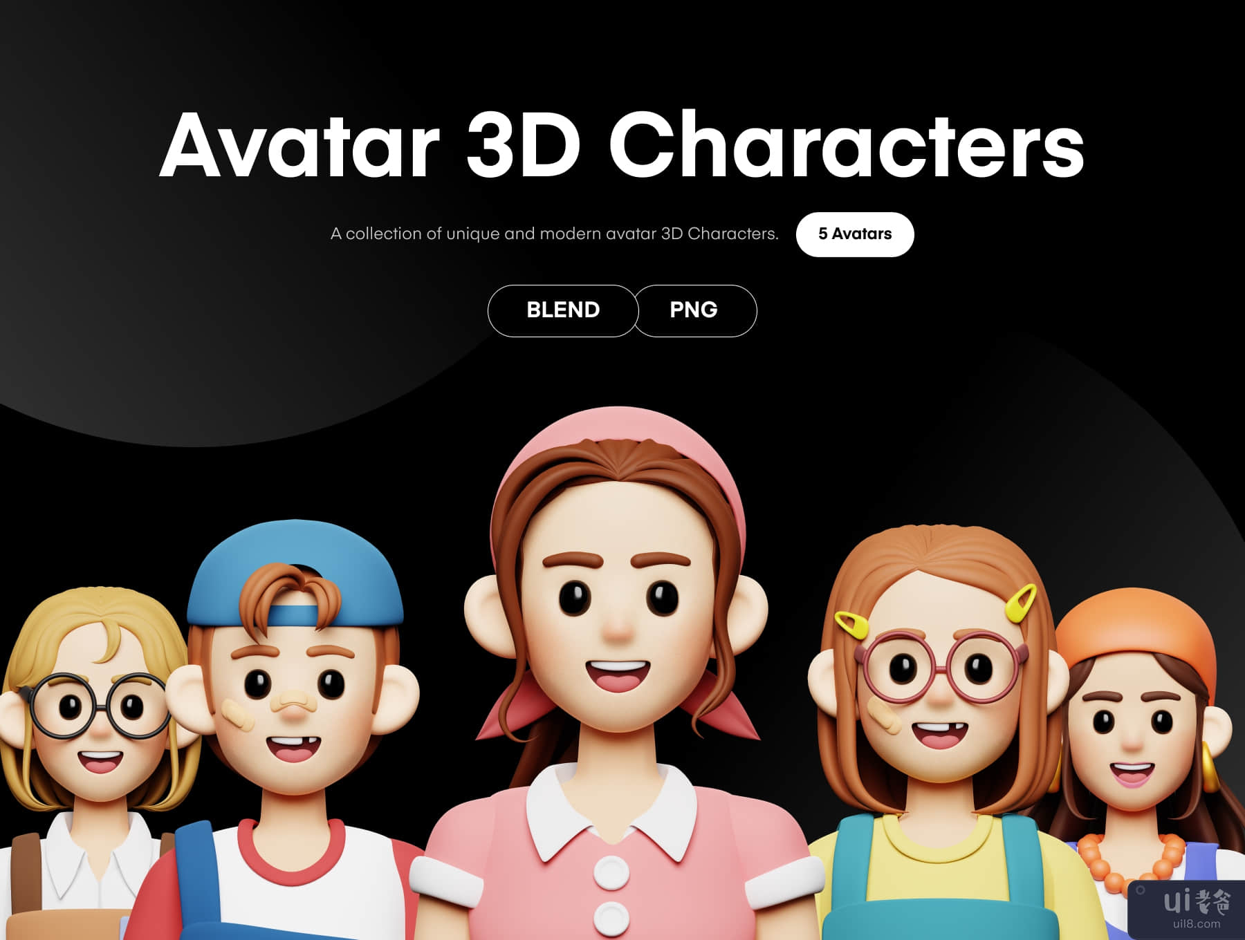 阿凡达 3D 角色 (Avatar 3D Characters)插图5