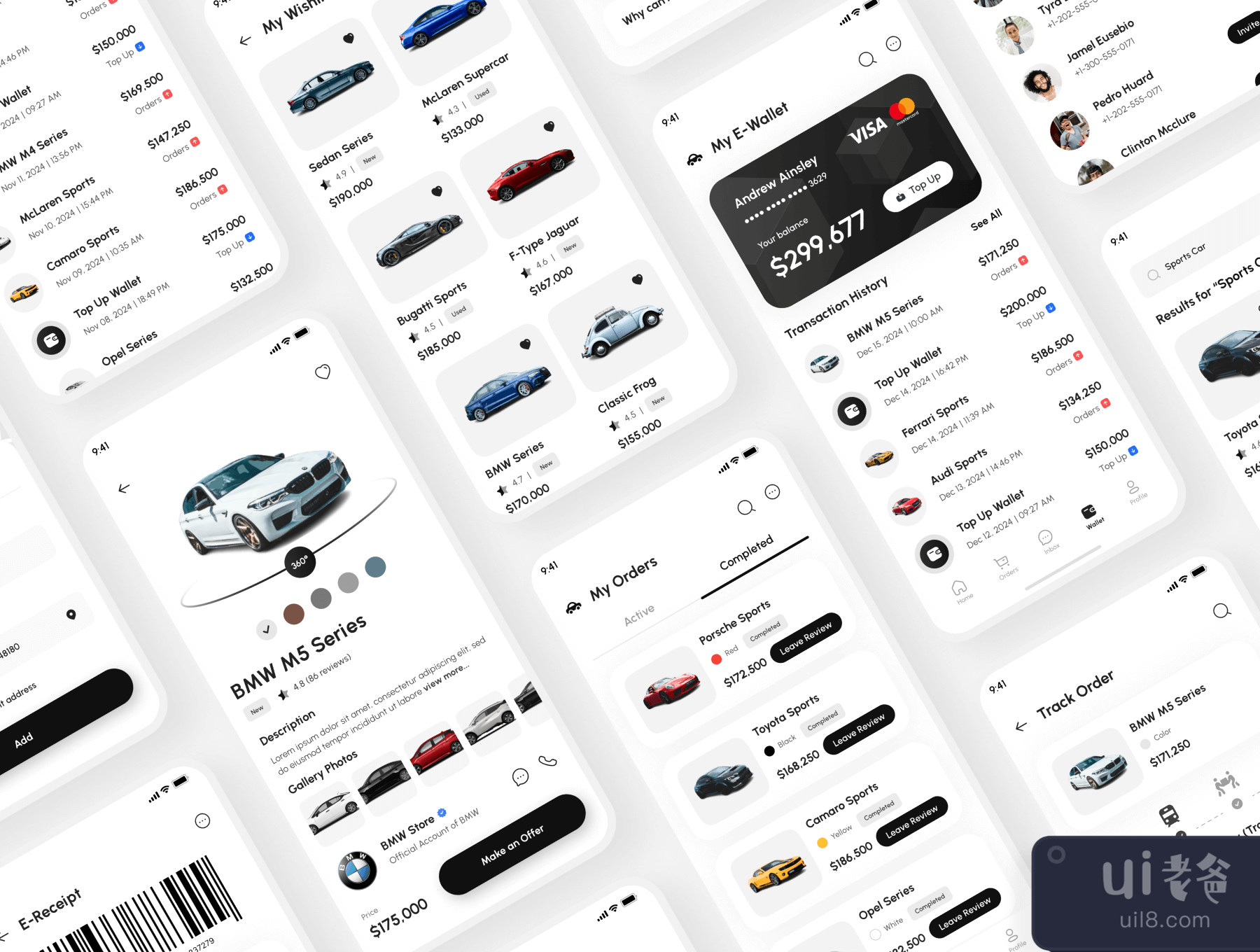 Carea - 汽车市场应用的用户界面Ki (Carea - Car Marketplace App UI Ki)插图6