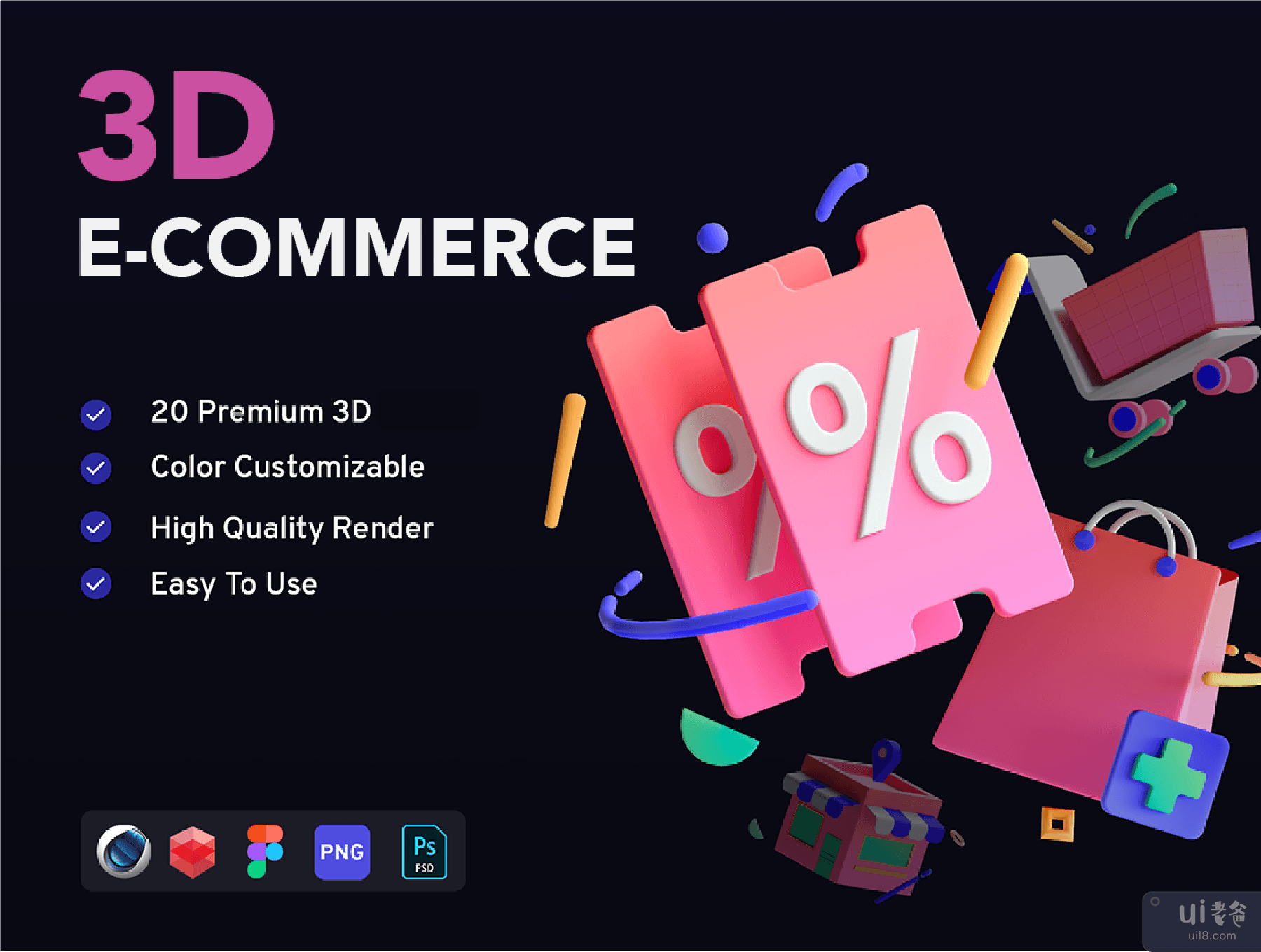 3D 电子商务包 (3D E-Commerce Pack)插图5