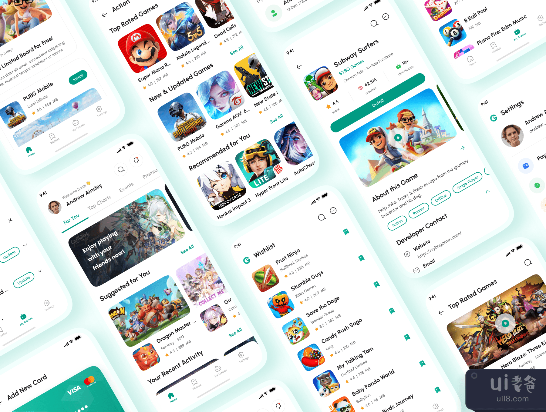 Gemu - 游戏商店应用程序UI工具包 (Gemu - Game Store App UI Kit)插图2