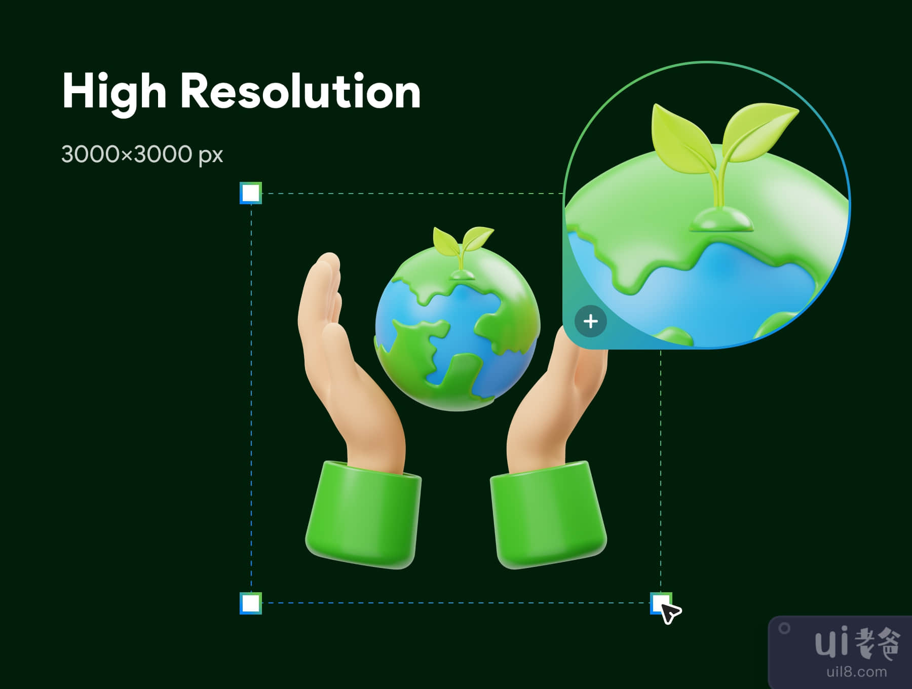 生态学三维图标 (Ecology 3D Icon)插图2