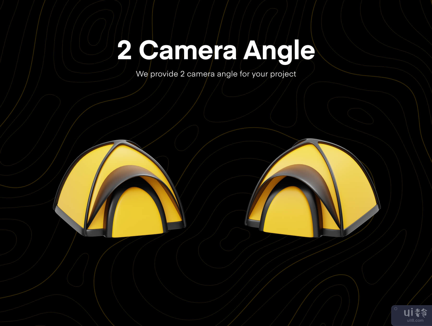 露营 3D 图标 (Camping 3D Icon)插图3