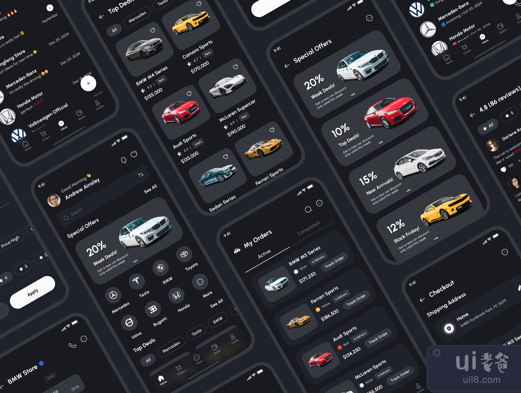Carea - 汽车市场应用的用户界面Ki (Carea - Car Marketplace App UI Ki)插图4