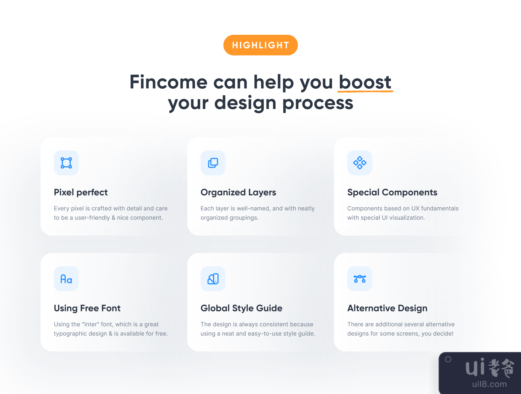 Fincome - 金融高级UI套件模板 (Fincome - Finance Premium UI Kit Templates)插图2