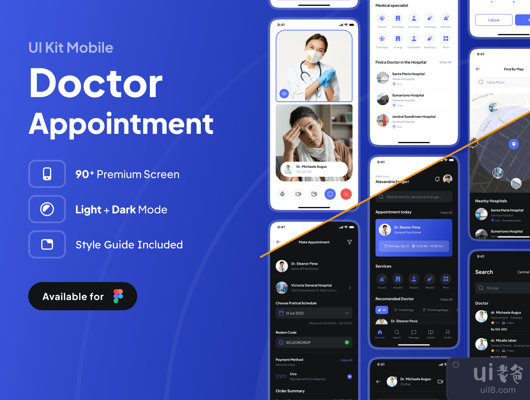 Doctor Appointment - 预订医生的应用程序 (Doctor Appointment - Booking Doctor Apps)插图