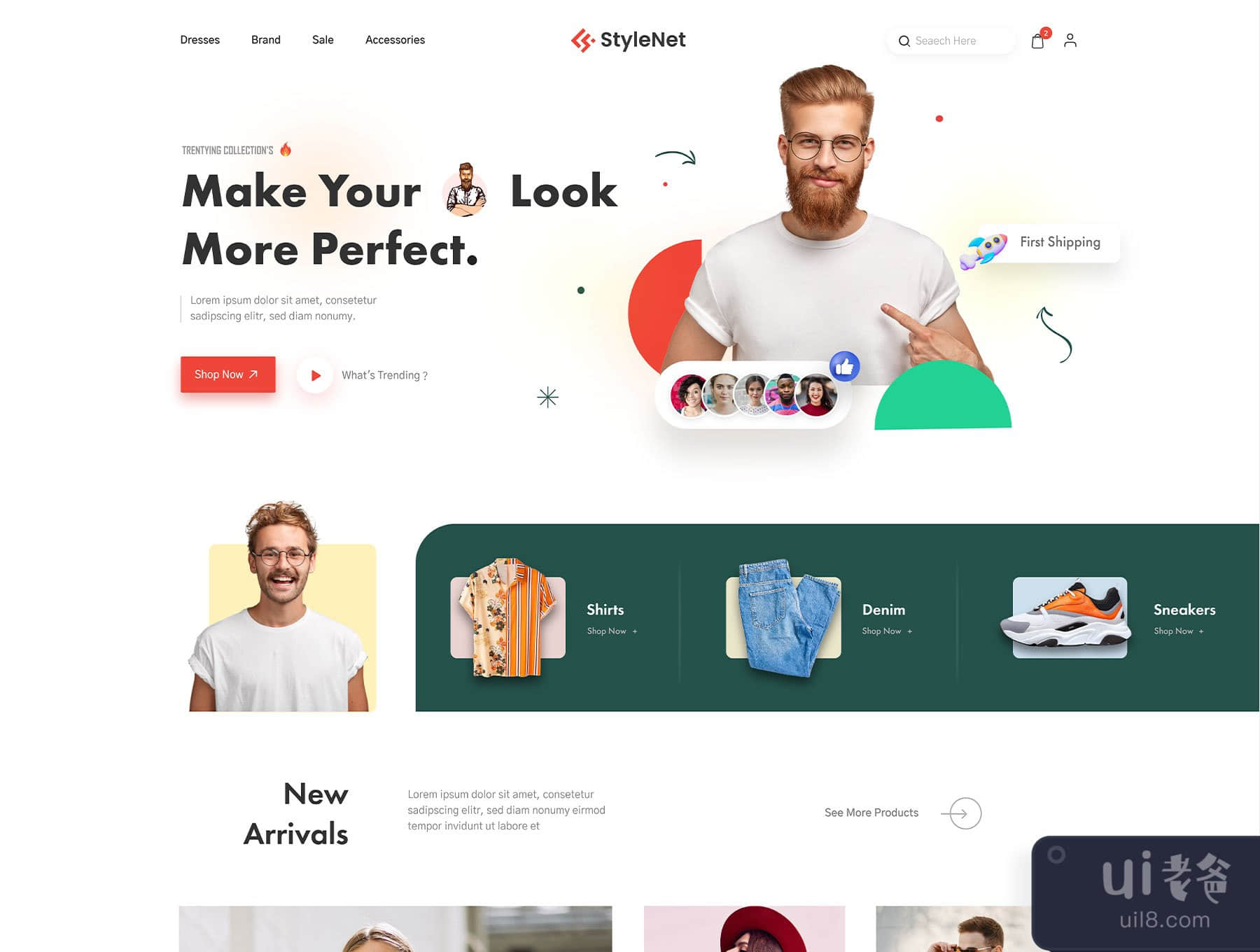 StyleNet - 时尚电子商务模板 (StyleNet - Fashion e-Commerce Template)插图5