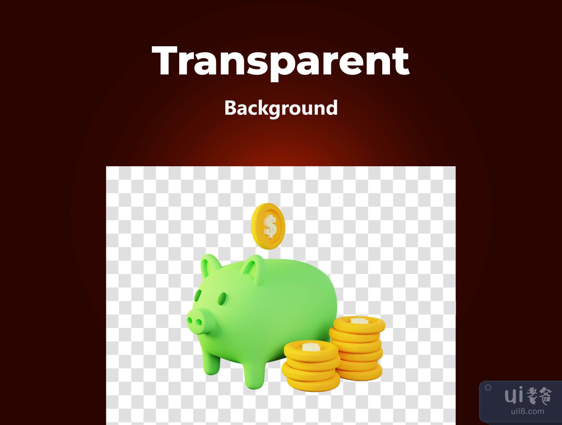 金融 - 3D图标包 (Finance - 3D Icon Pack)插图3