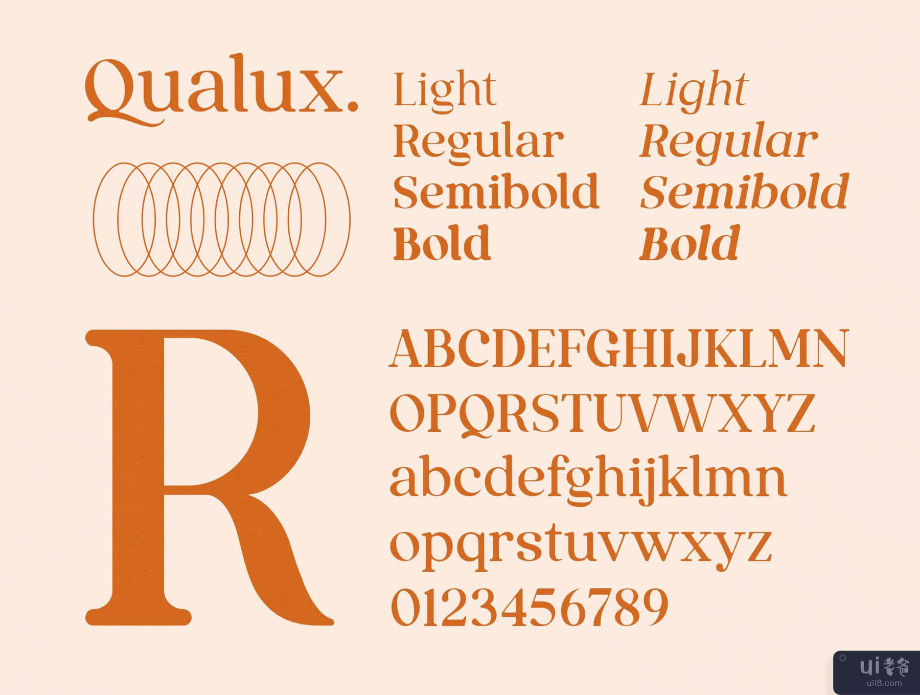 Qualux 字体系列 (Qualux Fonts Family)插图6