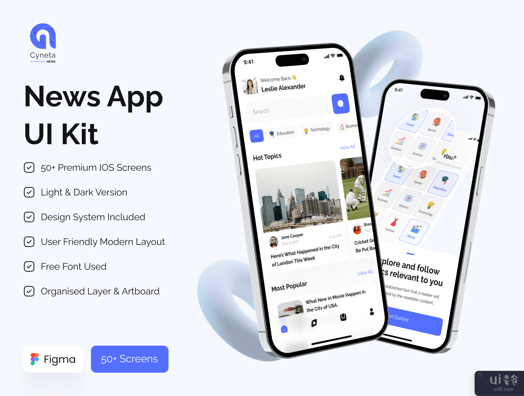 新闻应用程序 UI 工具包 (News App UI Kit)插图7