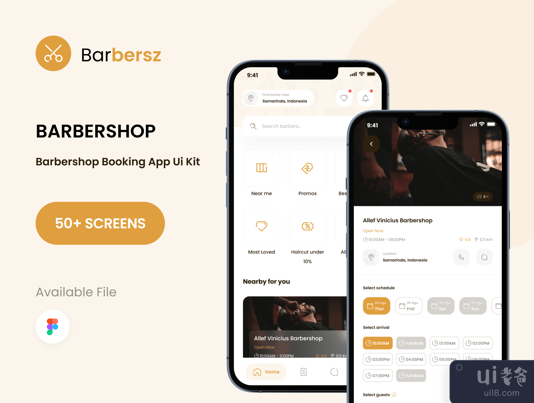 巴伯斯Z UI套件 (Barbersz UI Kit)插图