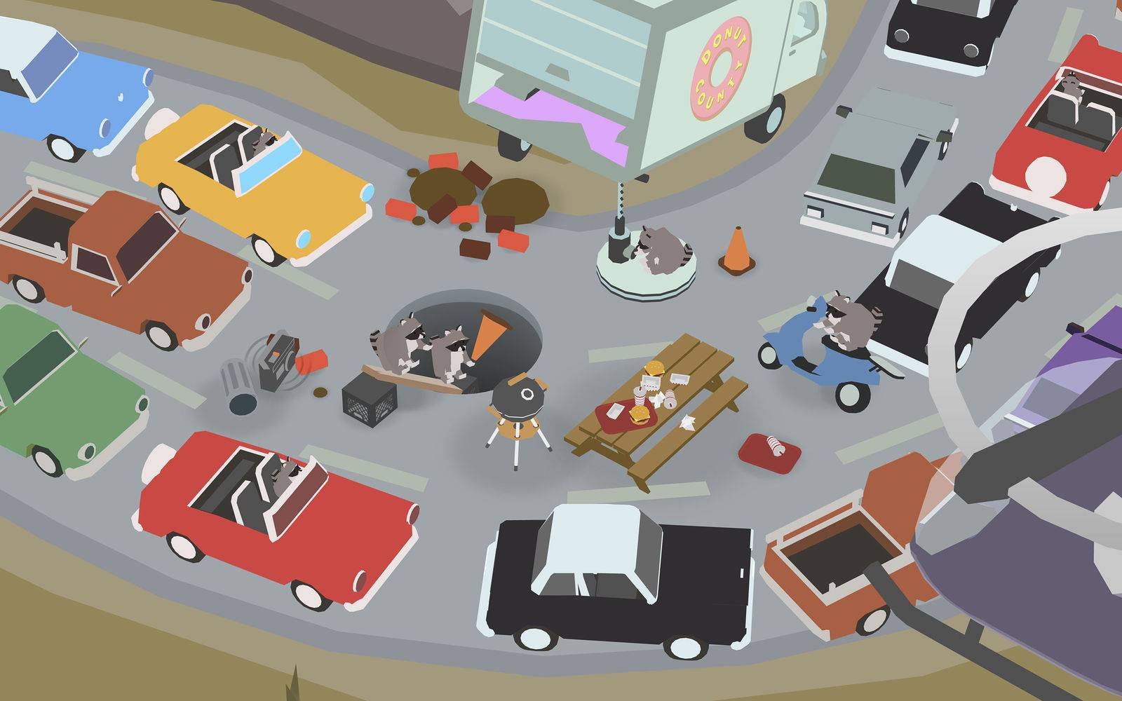 《Donut County》游戏插图
