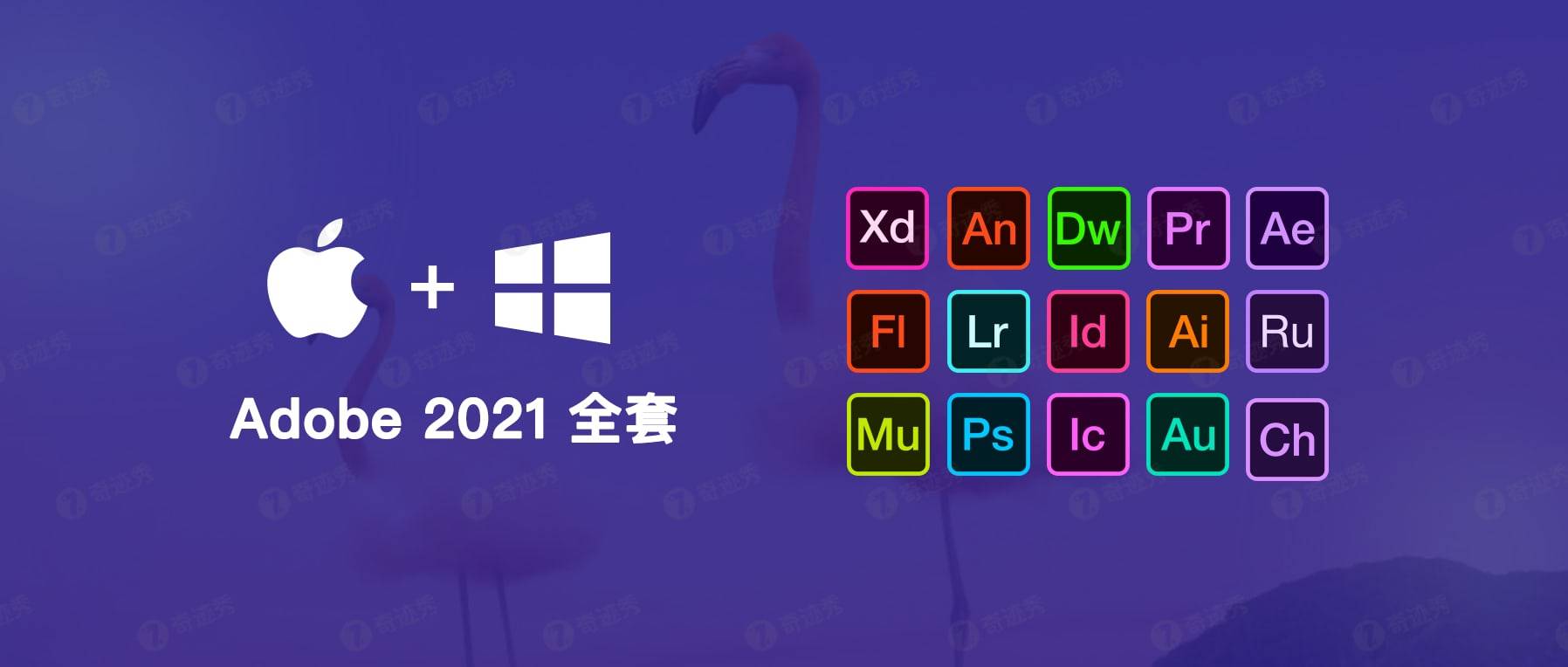 Adobe 2021 M1专用 整套插图