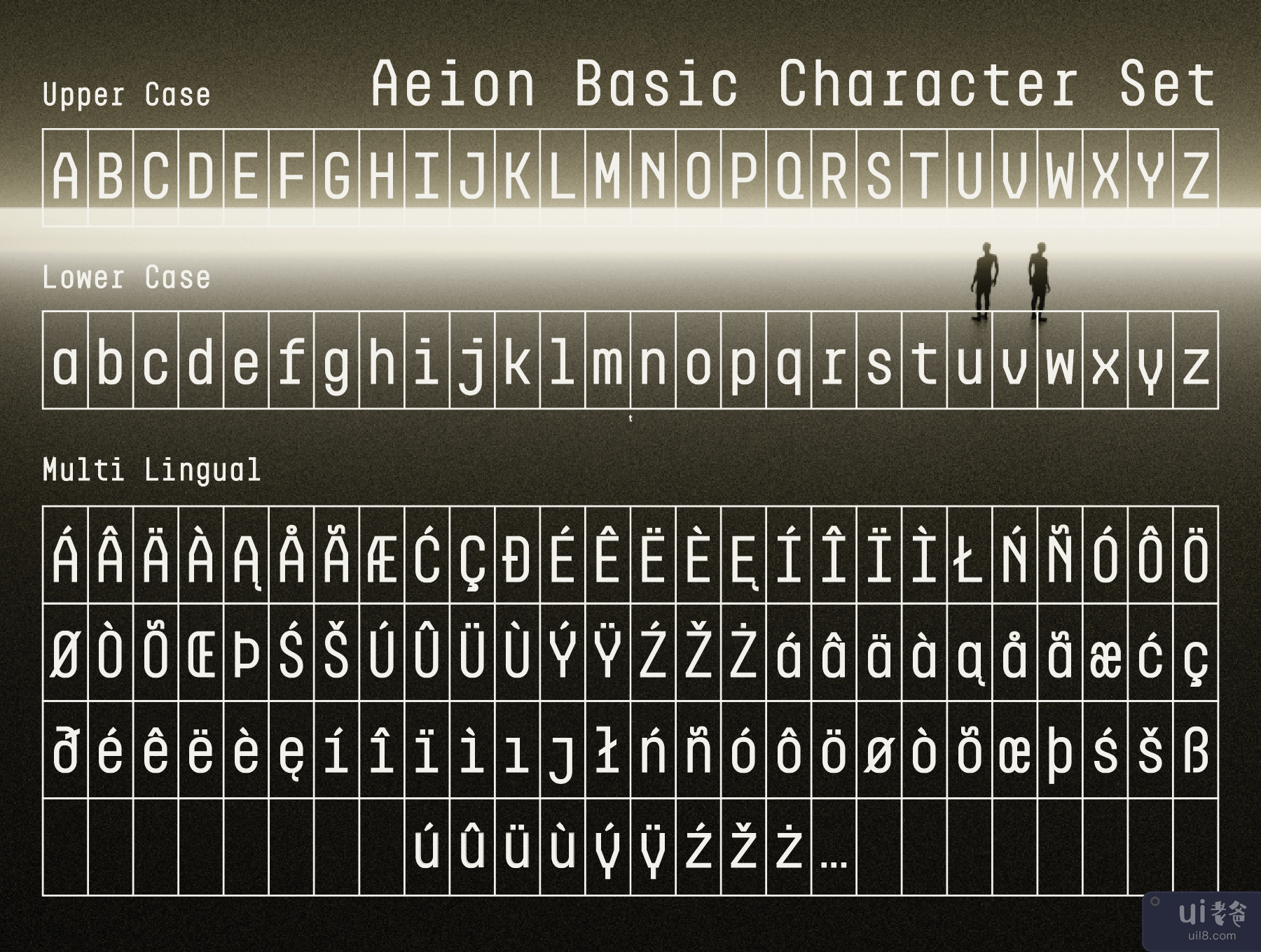 Aeion Mono 行距可变字体系列 (Aeion Mono Spaced Variable Font Family)插图4