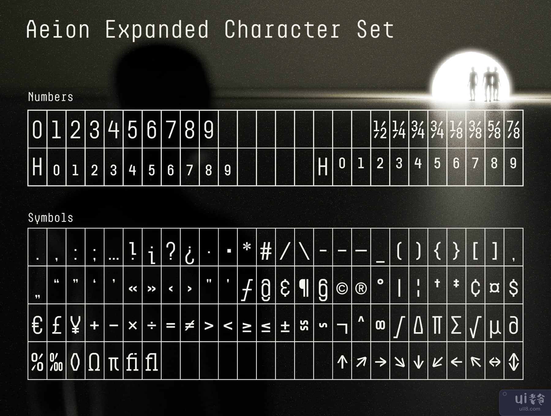 Aeion Mono 行距可变字体系列 (Aeion Mono Spaced Variable Font Family)插图2