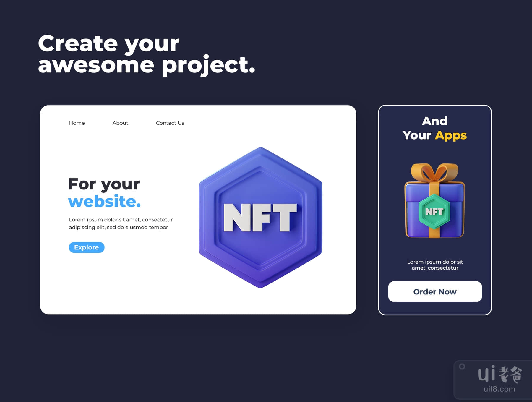NFT 3D图标 (NFT 3D Icons)插图3