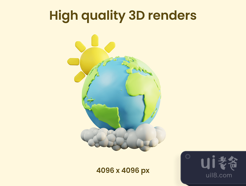 为您的下一个项目提供3D图标 (3D Icons for your next projects)插图