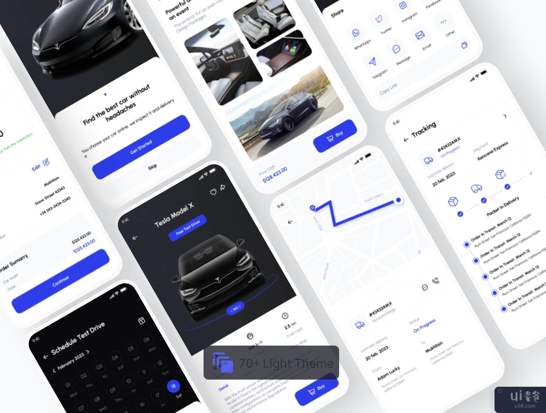 Delta Car - 汽车市场应用程序 UI 工具包 (Delta Car - Car Marketplace Apps UI Kit)插图5