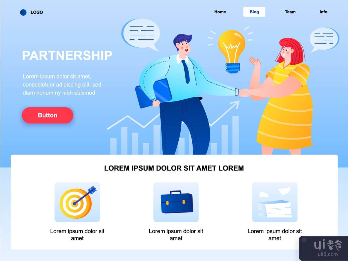 Partnership - landing page