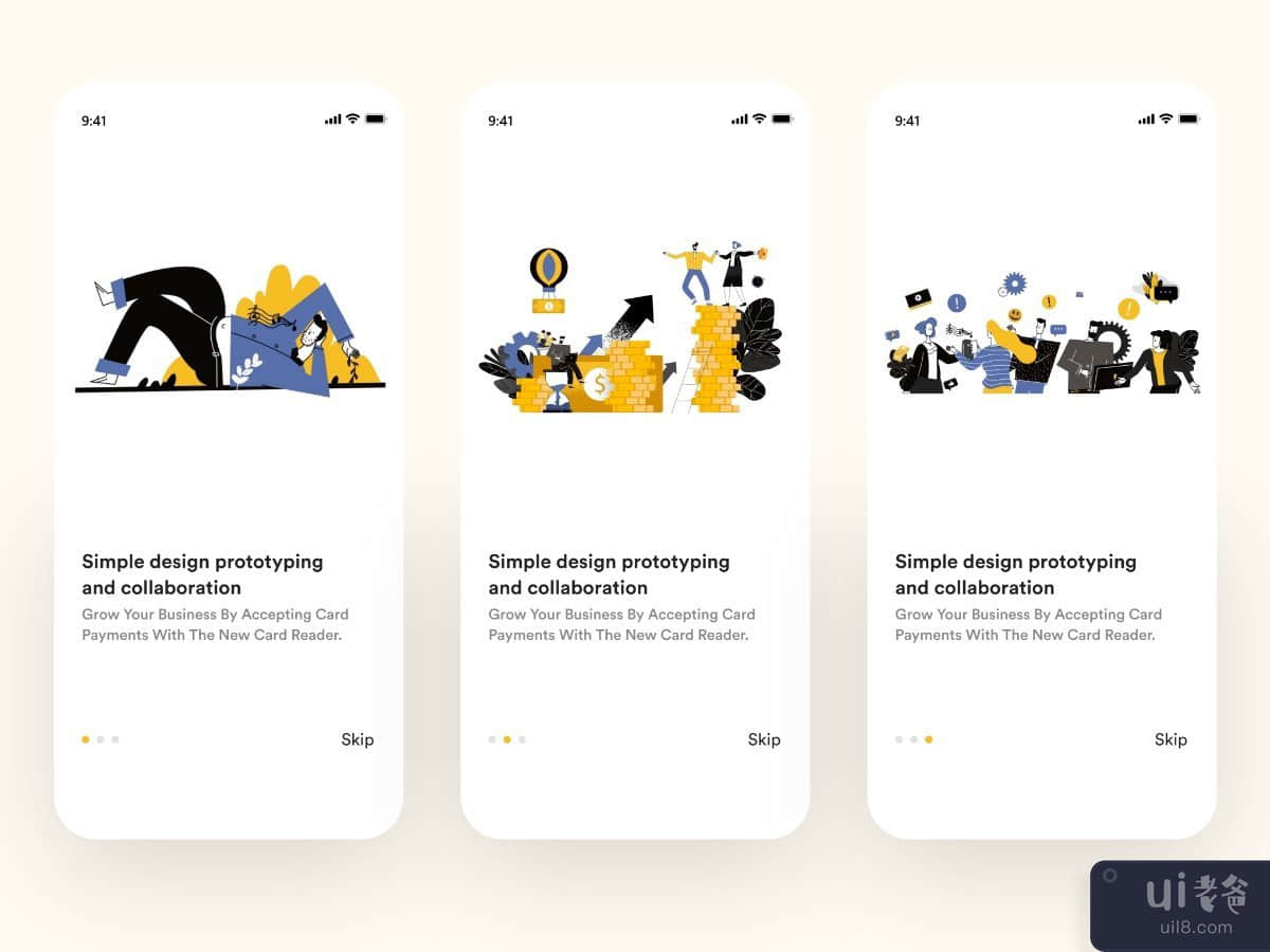 Onboarding Screens Illustration