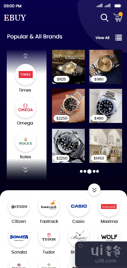 观看在线购物商店移动应用模型设计(Watch Online Shopping Store Mobile App Mockup Design)插图18