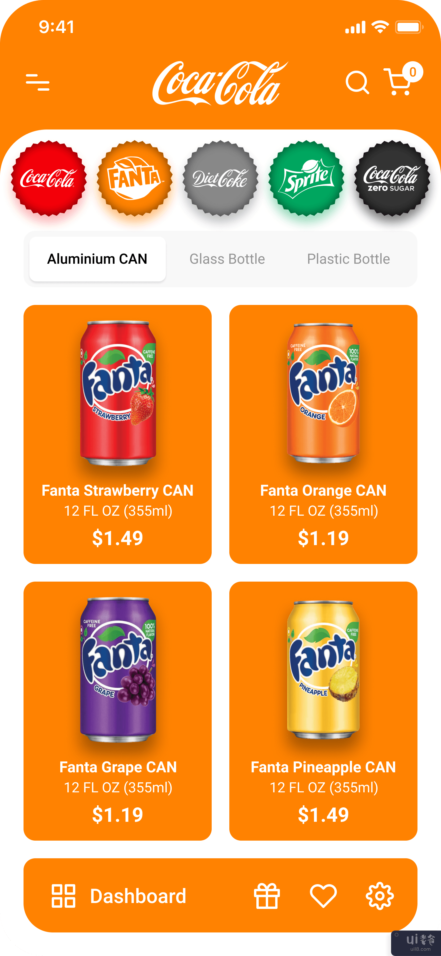 可口可乐应用程序设计挑战(CocaCola App Design Challenge)插图6