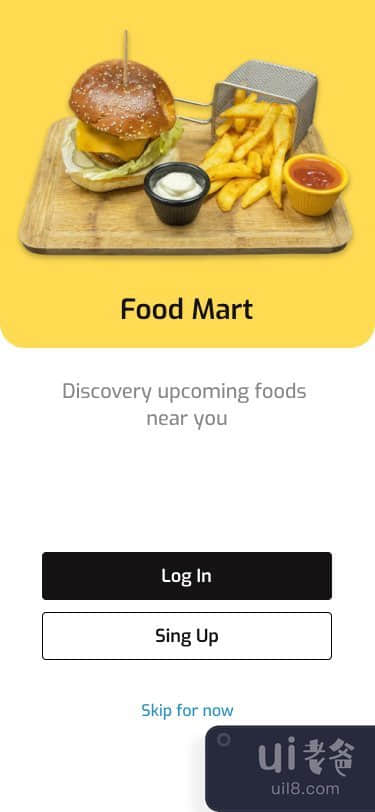 Food Mart登录和注册页面(Food Mart Log In & Sing Up Page)插图2